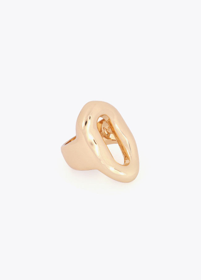 Anello Metallo con Rilievo