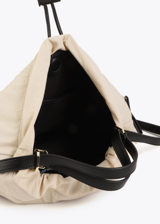 Sac à dos combiné nylon et PU