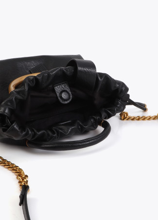 Bolso bandolera asa metálica