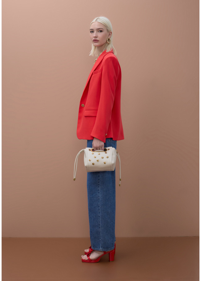 Pantalon Wideleg M brodé poche