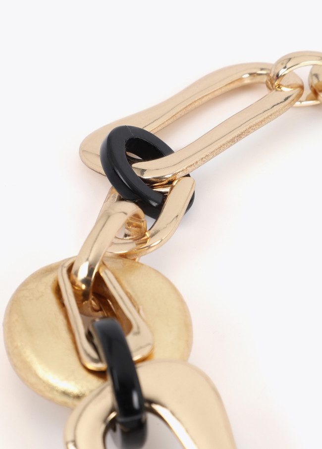 Collana corta catena combinata