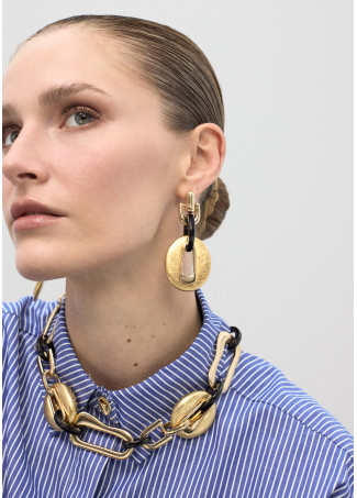 Boucles d'oreilles maillons chaîne