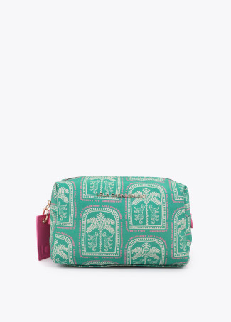 Trousse de Toilette en Nylon Imprimé Multicolore