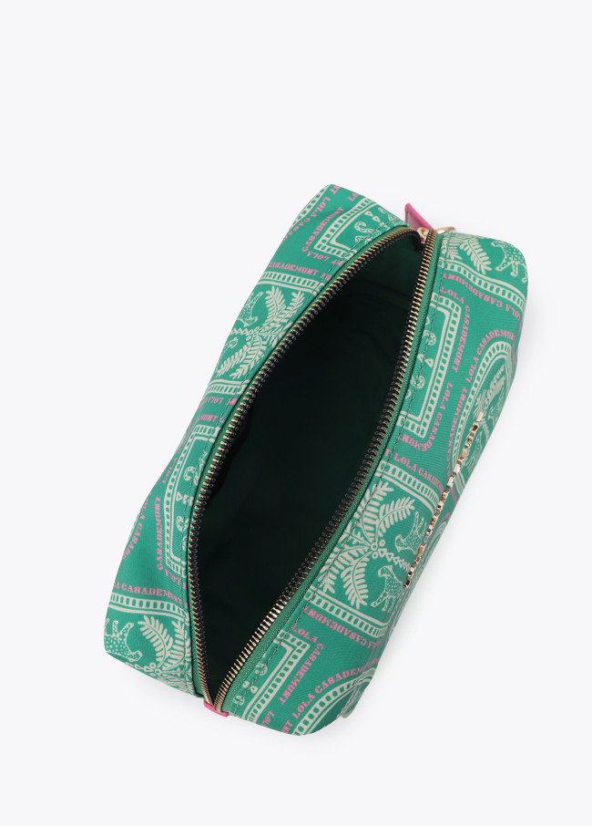 Necesser de Nylon com Estampa Multicolorida