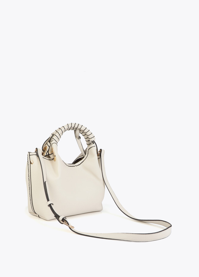 Kleine Umhängetasche mit Geflochtenem Griff und...