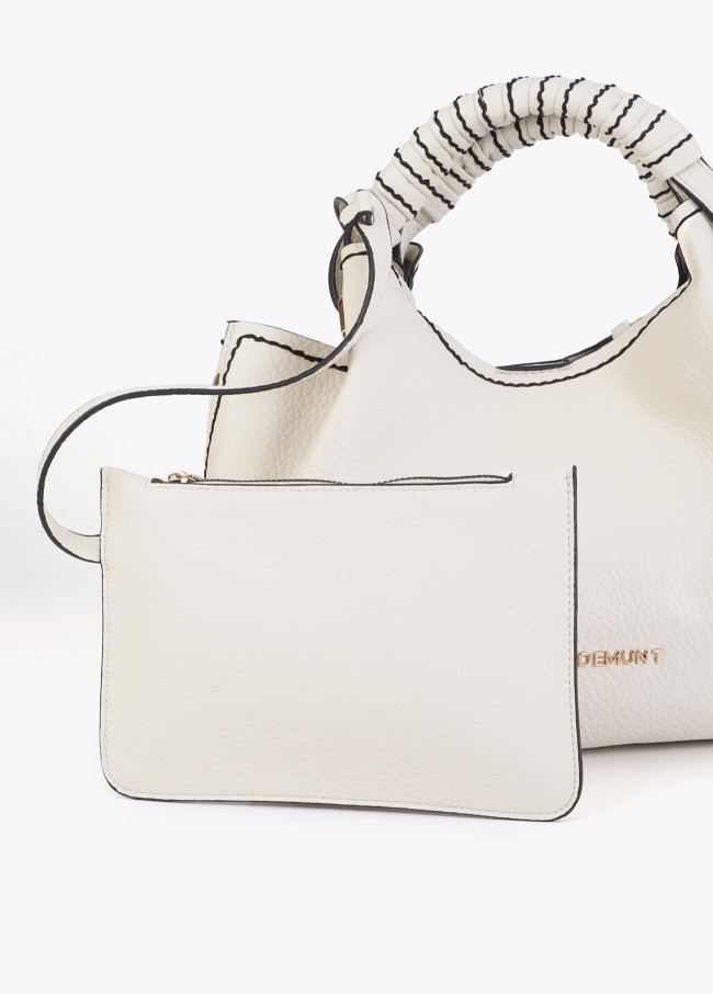 Small Crossbody Bag with Braided Strap and...