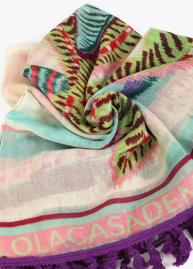 Pare della linea tropicale con frange