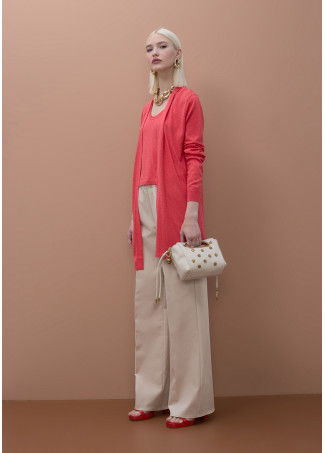 Long Cardigan with Strass