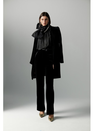 Fitted Velvet Coat - Lola Casademunt