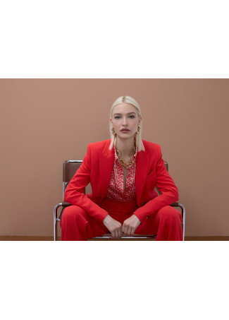 Blazer diritto aderente