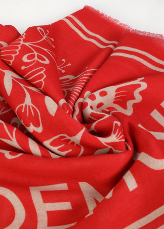 Foulard imprimé floral