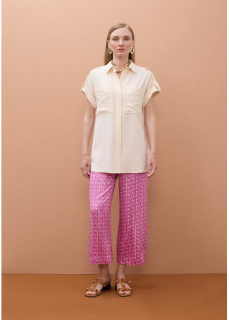 Sleeveless Shirt with Pockets