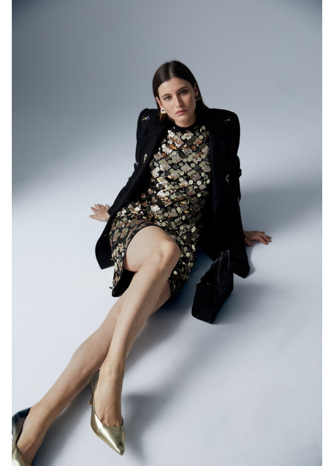 Abito Lungo di Paillettes