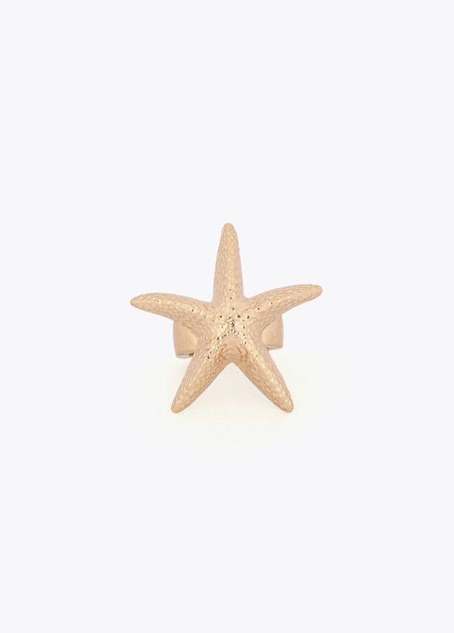 Metallic Star Ring