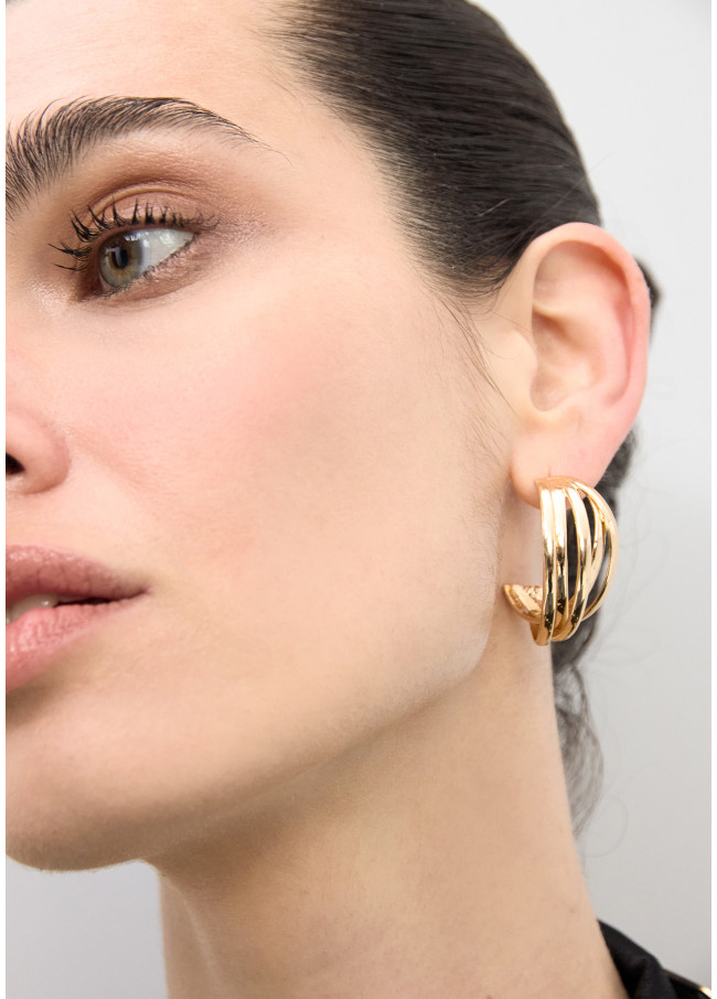 Boucles d'Oreilles Multi Anneaux