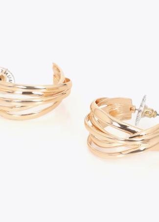 Boucles d'Oreilles Multi Anneaux