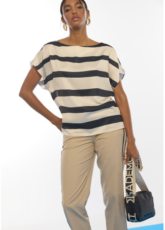 Contrast Nylon Strap Crossbody