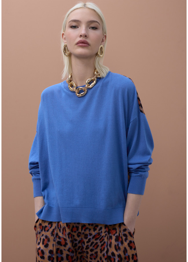 Maglione schiena stampata