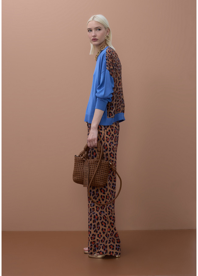 Pulôver costas estampado