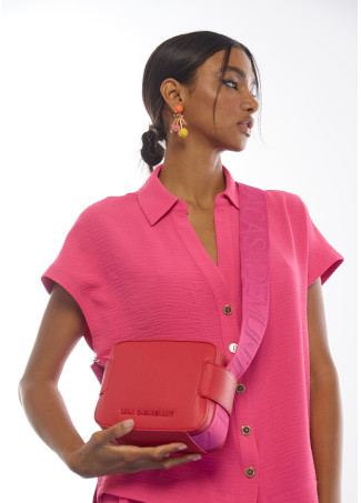 Bandoulière Nylon à Contraste