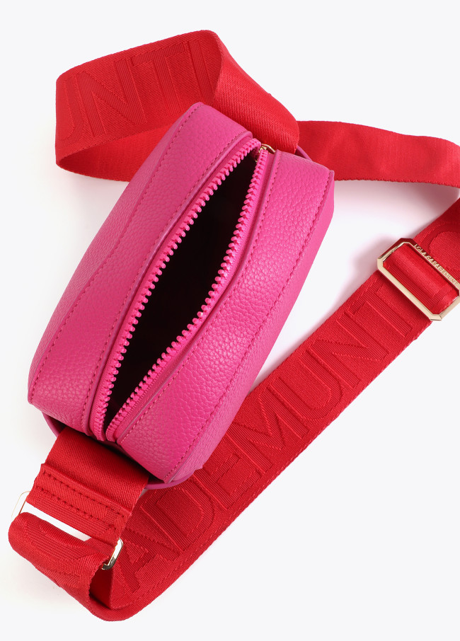 Sac Bandoulière Nylon Contrasté