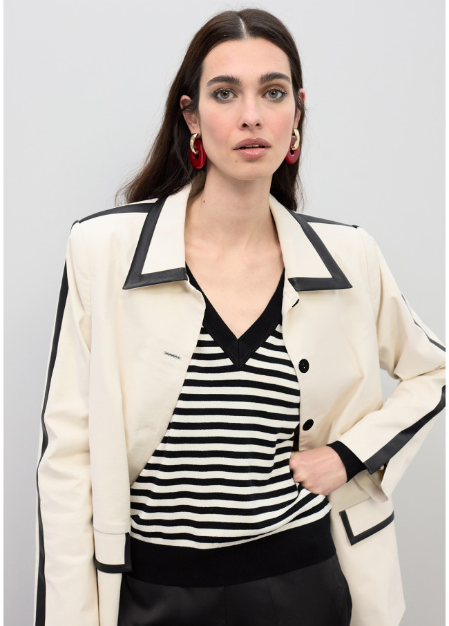 Pantalon droit taille élastique