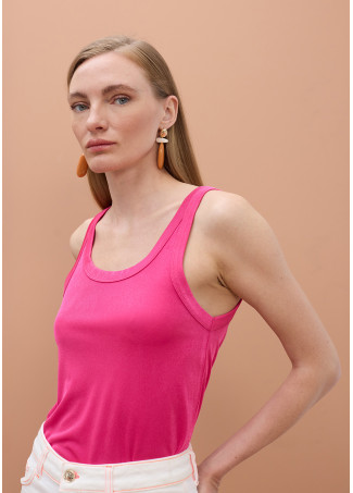 Round Neck Strap Top