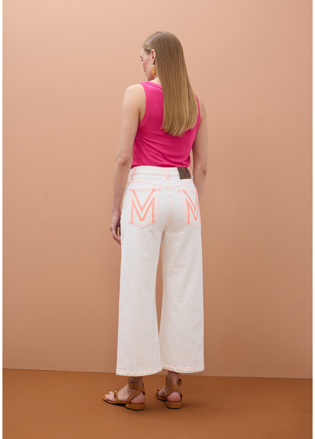 Top a spalline scollo rotondo