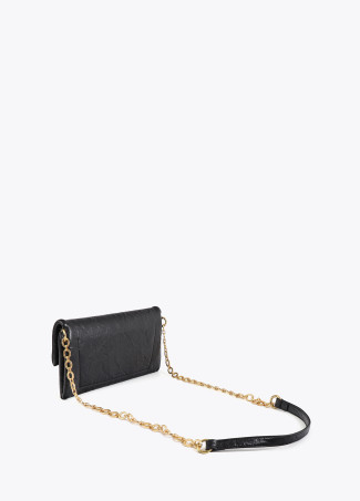 Pleated Flap Crossbody