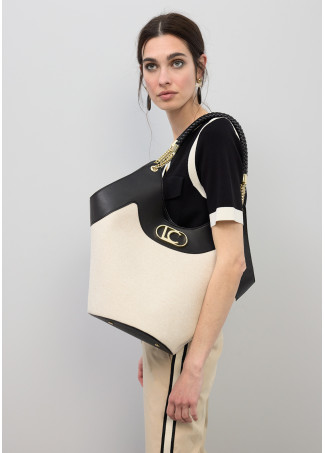 Cardigan à manches courtes avec bord contrasté