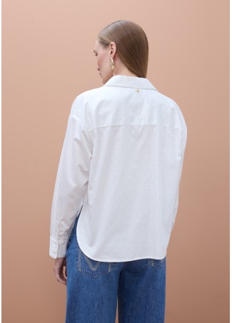 Camicia popeline con dettagli estras
