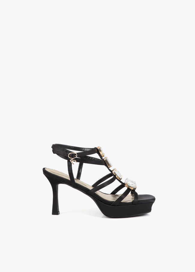 Chaussure à Talon avec Détails Cristal sur les...