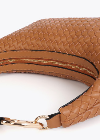 Borsa Mezza Luna Intrecciata