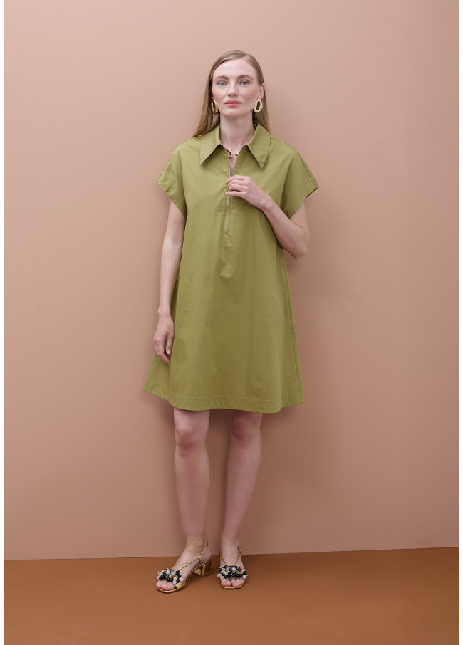 Short Sleeve Shirt Dress