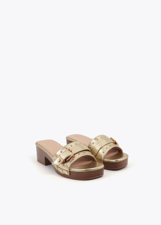 Clog with Metallic Details