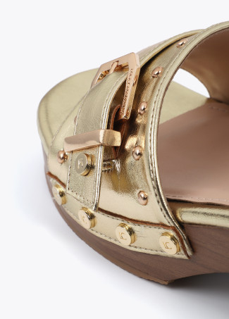 Clog with Metallic Details