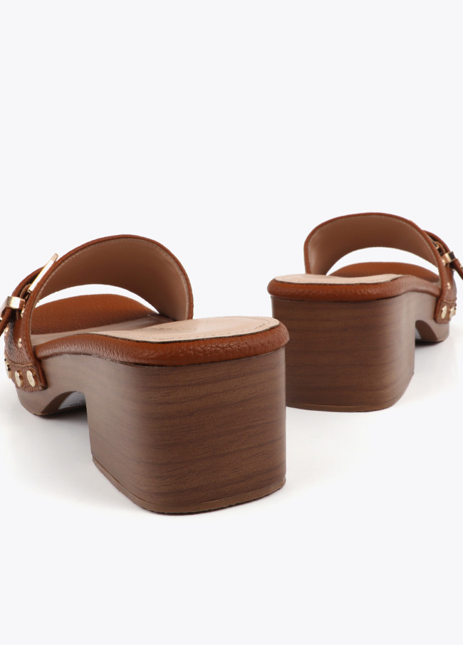 Metallic Detail Clog