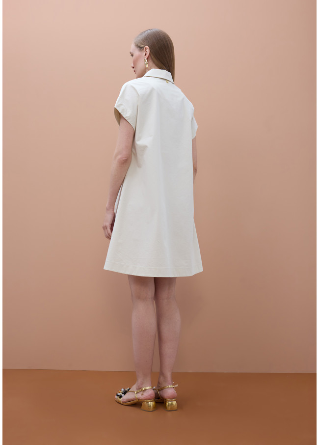 Short Sleeve Shirt Dress