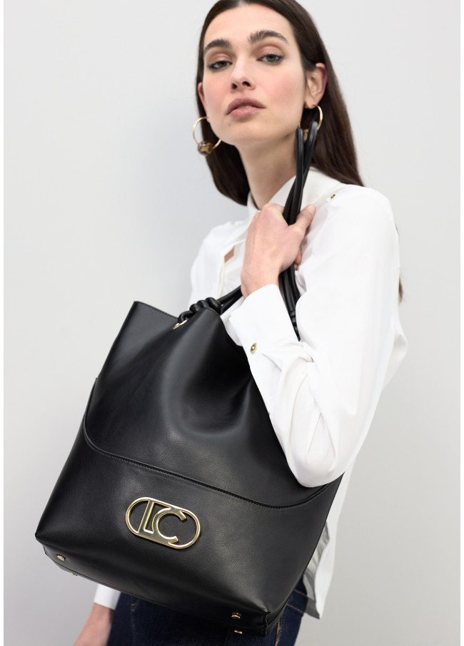 Knot Handle Shopper Bag