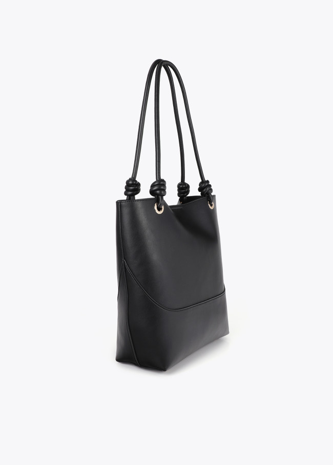 Knot Handle Shopper Bag