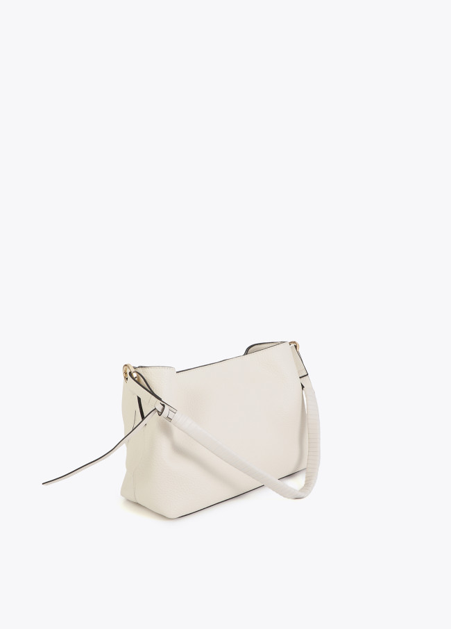 Borsa a Tracolla Effetto Pelle con Manico...