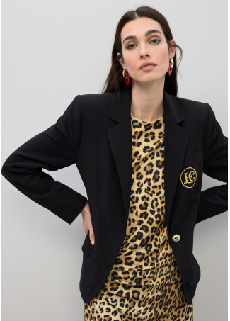 Blazer ajusté avec poches à rabat