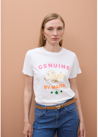 T-shirt Multicolore Style Authentique