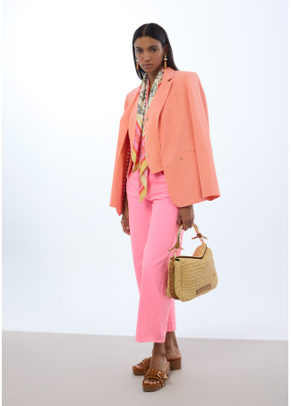 Regular blazer without buttons