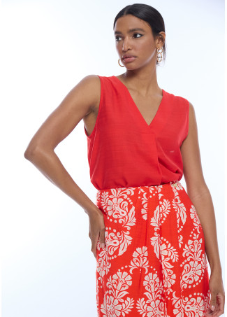 Jupe portefeuille Paisley