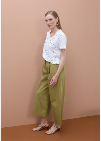 Round Neck Hotfix T-shirt