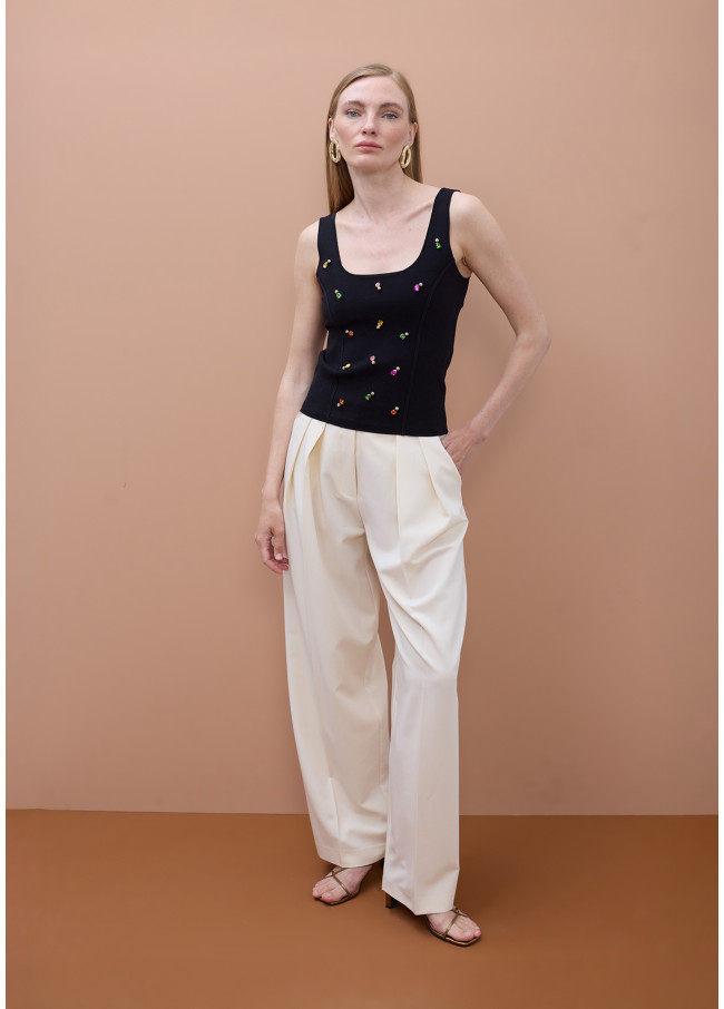 Haut en Tricot Bijoux