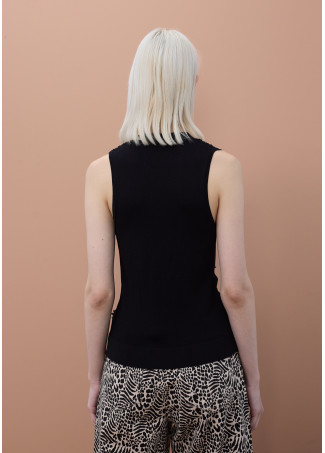 Top tipo cardigan joyas