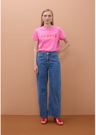 Camiseta By Maite com Strass