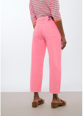 Pantalon carotte fluorescent